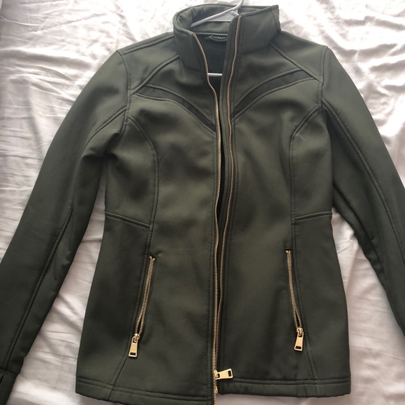 Bebe Green Jacket - Picture 1 of 3
